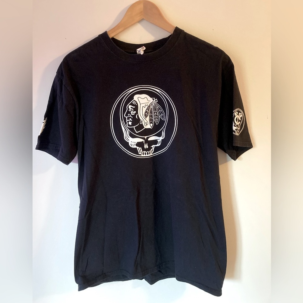 Grateful Dead “Fare Thee Well” Chicago Blackhawks T-Shirt 2015